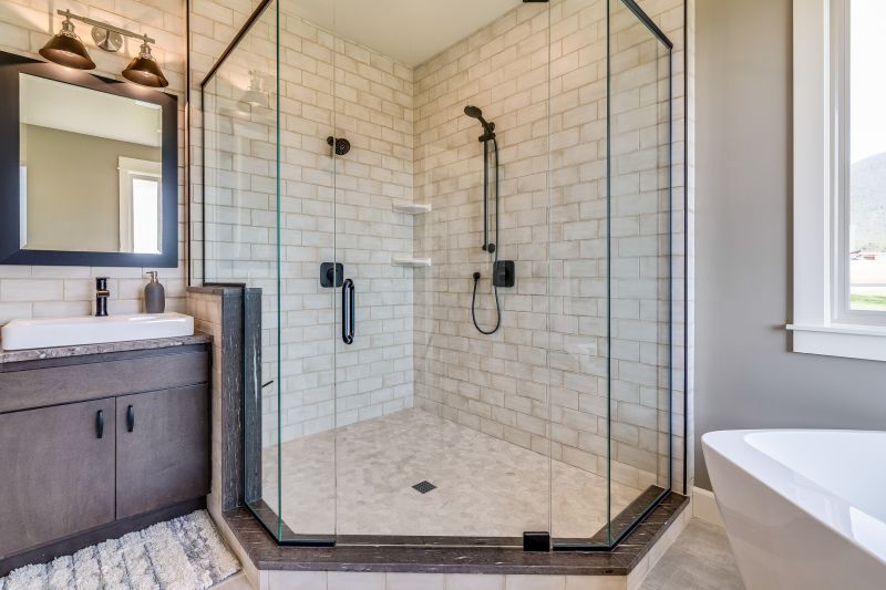Minimalist Frameless Shower Door